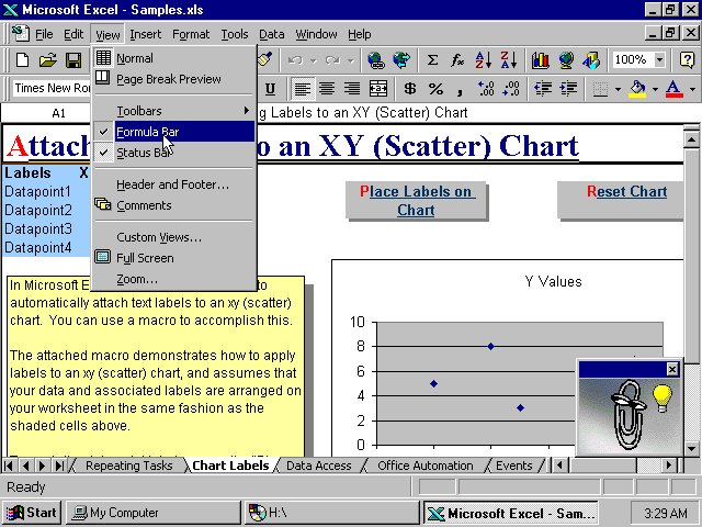 Excel 97 Charts and Graphs (1997)
